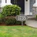Old Century Forge Hampshire 1-Line Lawn Address Sign Metal | 26 H x 15.25 W x 0.32 D in | Wayfair 2881-PS