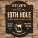 Winston Porter Nineteenth Hole Custom Wall Sign Wall Décor, Wood in Brown | 15.5 H x 11.5 W in | Wayfair A744F8DC22E24CC6B83DD6F6A82D1AA9