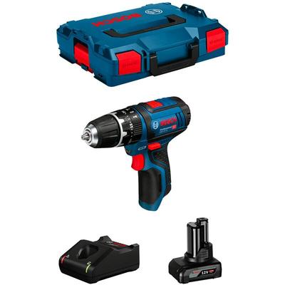 Schlagbohrschrauber Bosch gsb 12V-15 (1 x 6,0 Ah + GAL12V-40 + L-Boxx 102) Image
