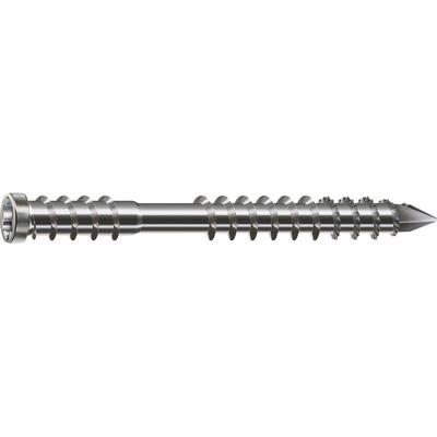 D Holzterrassenschraube mit Zylinderkopf 6.0x 50 Torx 25 Edelstahl A4 - Spax Image