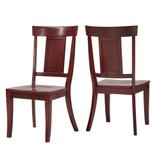 Eleanor Panel Back Wood Dining Chair (Set of 2) by iNSPIRE Q Classic