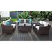 Kathy Ireland River Brook 7 Piece Outdoor Wicker Patio Furniture Set