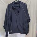 Adidas Jackets & Coats | Adidas Sz L Dark Blue Mens Windbreaker | Color: Blue/White | Size: L