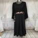 Lularoe Dresses | Lularoe 3xl Solid Black Maurine Dress | Color: Black | Size: 3x