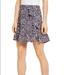 Michael Kors Skirts | Michael Kors Faux Wrap Skirt | Color: Blue/White | Size: Xl