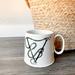 Anthropologie Dining | Anthro Florence Balducci “V” Mug | Color: White | Size: Os