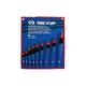 KING TONY 1009GPN Sheathed Alloy Steel Pin Punch Set, 9 Pieces