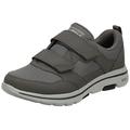 Skechers Men's Gowalk-Athletic Hook and Loop Walking Shoes | Two Strap Sneakers | Air-Cooled Foam, Khaki, 8.5 UK X-Wide
