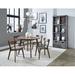 Wade Logan® Aryani 5 - Piece Solid Wood Dining Set Wood/Upholstered in Brown | Wayfair A99F70764CD341D5927612A04829C0A9