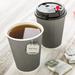 Restaurantware 12 Oz Paper Coffee Cup - Ripple Wall - 3 1/2" X 3 1/2" X 4 1/4" - 500 Count Box in Gray | Wayfair RWA0279GR