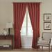 Alcott Hill® Mahoe Solid Blackout Rod Pocket Single Curtain Panel Polyester in Red | 95 H in | Wayfair ATGD1799 38275476