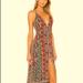 Free People Dresses | Free People Black Combo Maxi Dress Nwt Size S | Color: Black/Red | Size: S
