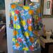 Lularoe Tops | Lularoe Dahl Fruit Print Top M Nwt | Color: Blue/Orange | Size: M