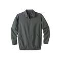 Men's Big & Tall Classic Water-Resistant Bomber by KingSize in Dark Grey (Size 3XL)