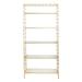 Worlds Away Addie 80" H x 37" W Iron Etagere Bookcase in Yellow | 80 H x 37 W x 15 D in | Wayfair ADDIE G