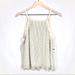Free People Tops | Free People We The Free Ana Striped Lace Tank | Color: Black/Cream | Size: L