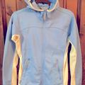 Columbia Jackets & Coats | Blue And White Hooded Workout Jacket | Color: Blue/White | Size: M