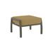 Tropitone Muirlands Outdoor Ottoman w/ Sunbrella Cushions Metal in Brown | 15.5 H x 27.5 W x 25 D in | Wayfair 612017_MOC_Jute Weave