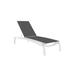 Tropitone Laguna Beach 81.5" Long Reclining Single Chaise Metal in Green | 39.5 H x 31 W x 81.5 D in | Outdoor Furniture | Wayfair