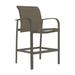 Tropitone Laguna Beach 28" Patio Bar Stool in Gray/Brown | 45 H x 25.5 W x 29 D in | Wayfair 752026_MOC_Gaviota