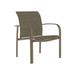 Tropitone Laguna Beach EZ Span™ Laguna Patio Dining Armchair Sling in Brown | 34 H x 28 W x 29 D in | Wayfair 752024_MOA_Gaviota