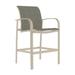 Tropitone Laguna Beach 28" Patio Bar Stool in Brown | 45 H x 25.5 W x 29 D in | Wayfair 752026_SNR_Cobble Stone