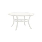Tropitone Arazzo 48" Round Counter Umbrella Cast Aluminum Bar Outdoor Table Metal in White | 34 H x 48 W x 48 D in | Wayfair 282048U-34_SHL
