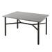 Tropitone Matrix Bar Outdoor Table Stone/Concrete/Metal in Gray/White/Black | 36 H x 64 W x 36 D in | Wayfair 442071U-34_OBS_PTR