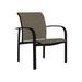 Tropitone Laguna Beach EZ Span™ Laguna Patio Dining Armchair Sling in Black | 34 H x 28 W x 29 D in | Wayfair 752024_OBS_Gaviota