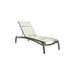 Tropitone Laguna Beach EZ Span™ 81.5" Long Reclining Single Chaise Metal in Green | 39.5 H x 31 W x 81.5 D in | Outdoor Furniture | Wayfair