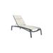 Tropitone Laguna Beach EZ Span™ 81.5" Long Reclining Single Chaise Metal in Gray | 39.5 H x 31 W x 81.5 D in | Outdoor Furniture | Wayfair