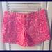 Lilly Pulitzer Shorts | Lilly Pulitzer Callahan Shorts Beautiful Pattern | Color: Pink | Size: 8