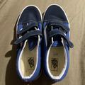 Vans Shoes | Blue Vans Suede Velcro Youth Size 7 | Color: Blue | Size: 7bb