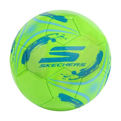 Skechers Hex Brushed Size 5 Soccer Ball | Neon Lime | Rubber