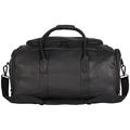 Kenneth Cole Reaction Duff Guy Colombian Leather Compartment Top Load Travel Duffel Bag, Schwarz, 20-Inch Top Load Duffel (W/Shoe Compartment), Duff Guy Reisetasche aus kolumbianischem