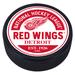 Detroit Red Wings Block Hockey Puck