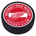 Detroit Red Wings Striped Hockey Puck