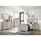 Picket House Furnishings Keely Twin Panel 3PC Bedroom Set in White