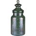 Delyth Green Traditional Glass 16.5" Decorative Jar