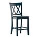 Eleanor X-Back Wood Counter Chairs (Set of 2) by iNSPIRE Q Classic