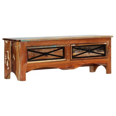 vidaXL TV Stand 47.2"x11.8"x15.7" Solid Wood Reclaimed