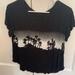 American Eagle Outfitters Tops | Back Graphic Tee Shirt | Color: Black | Size: M