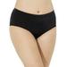 Plus Size Women's Chlorine Resistant Full Coverage Brief by Swimsuits For All in Black (Size 14)