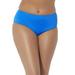 Plus Size Women's Mid-Rise Full Coverage Swim Brief by Swimsuits For All in Beautiful Blue (Size 26)