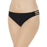 Plus Size Women's Triple String Swim Brief by Swimsuits For All in Black (Size 16)