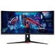 ASUS ROG Strix XG349C - 34 Zoll UWQHD Curved Gaming Monitor - 180 Hz, 1ms GtG, G-Sync kompatibel, DisplayHDR 400, KVM Switch - Fast IPS Panel, 21:9, 3440x1440, DisplayPort, HDMI, USB-C, ergonomisch