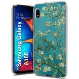 MeNi Slim Case for Samsung Galaxy A10E Light Weight Unbreakable Flexible Surround Edge Protection Almond Blossom