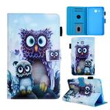 Galaxy Tab A 7.0 2016 Case - Allytech Premium PU Leather Stand Smart Case with Auto Wake/Sleep & Card Slots for Samsung Galaxy Tab A 7.0 inch 2016 Model (SM-T280/T285) Owl