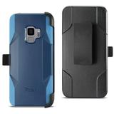 Samsung Samsung Galaxy S9 3-in-1 Hybrid Heavy Duty Holster Combo Case In Navy