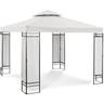 Gazebo Da Giardino Pergolato In Acciaio 3 x 3 m Tendone Feste Pergola 160 g/m²